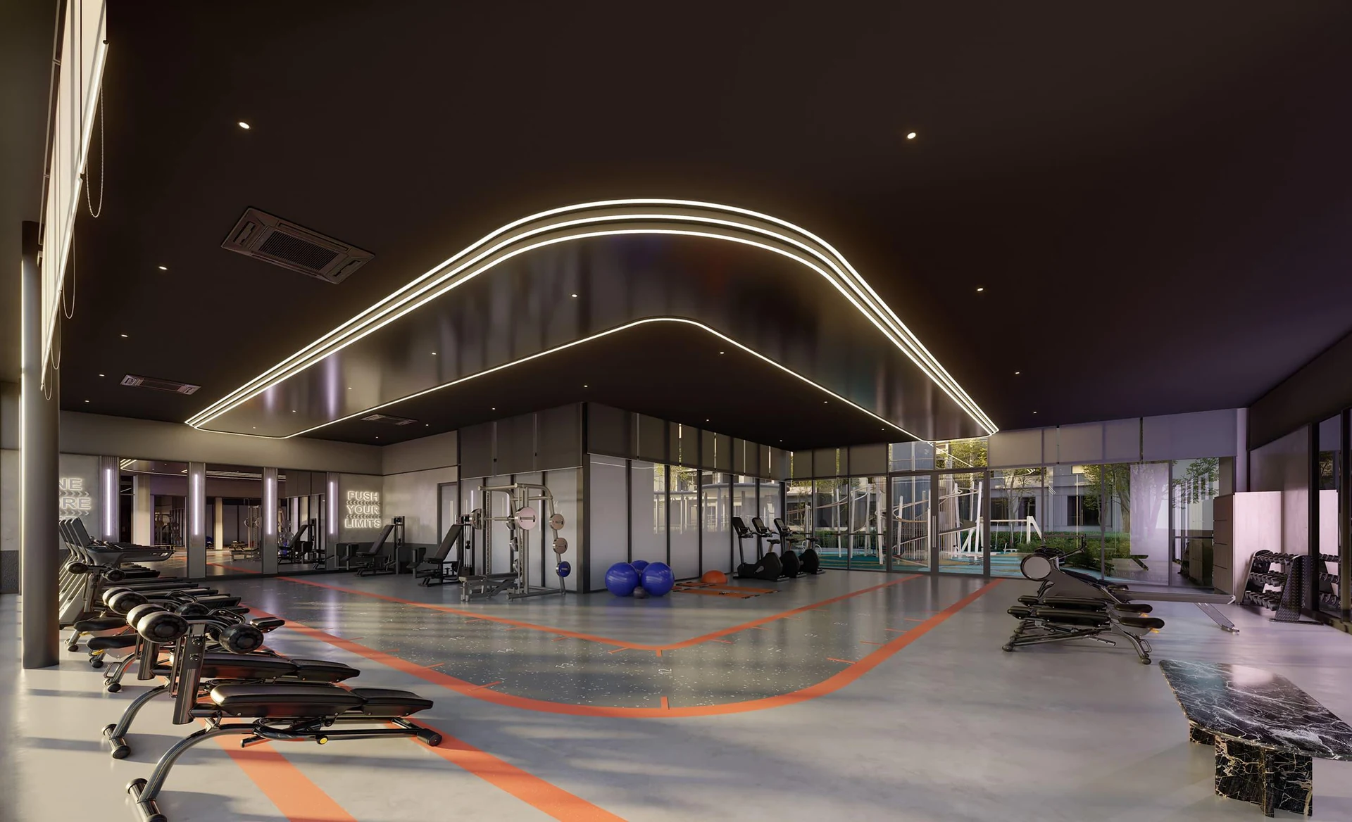 Coastal Gym fitness facility at The Lighthauz Penang