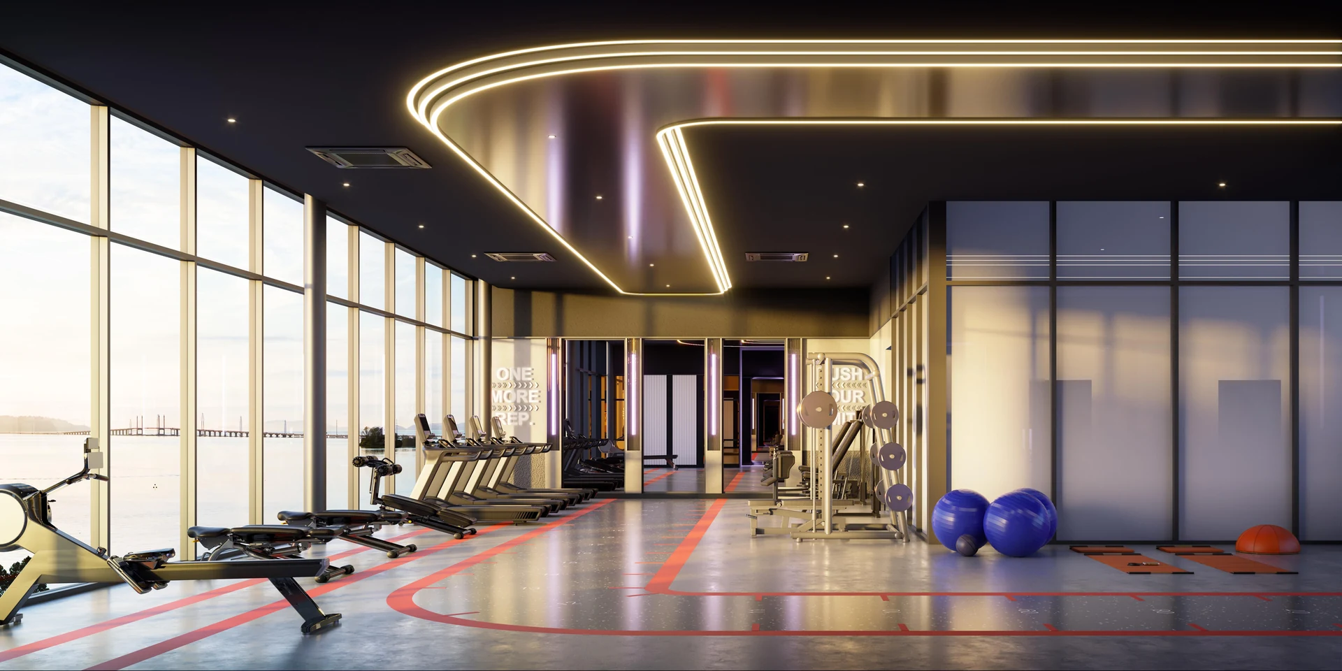 Recreation & wellness facility at The Lighthauz Penang, artist's impression